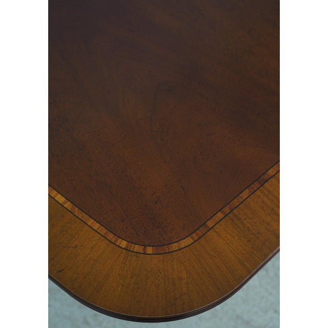 2000 - 2009 Baker Bill Sofield Inlaid Mahogany Dining Table For Sale - Image 5 of 18