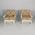 American modern armchairs by Lyda Levi for McGuire Company, 1970s Pair of armchairs with padded seat and back cushions...