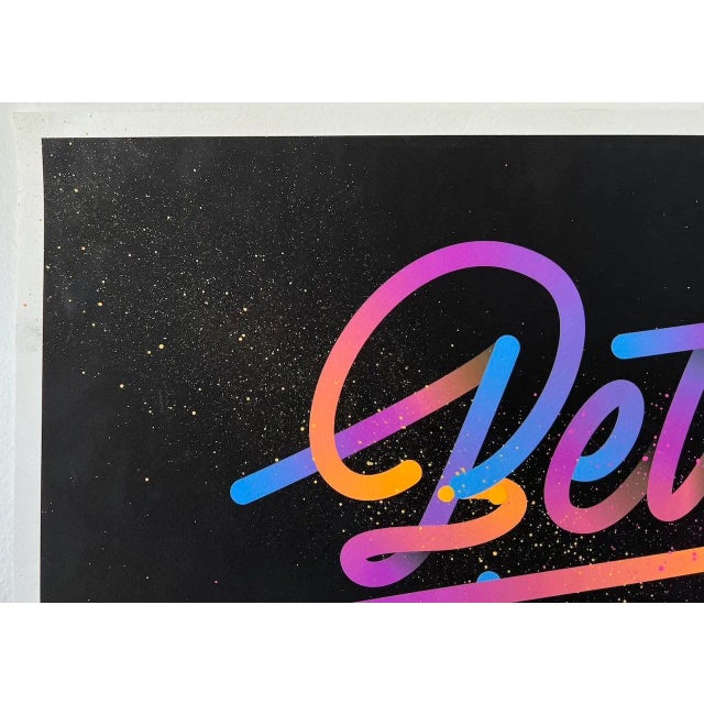Better Times Screen Print by It's A Living, NYC c.2017 Signed and numbered by the artist From an edition of 25 Dimensions...