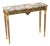 Vintage French Console Table in Gilt Wood with Marble Top, 1930 For Sale