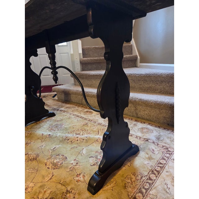 Spanish Library Console Table For Sale - Image 15 of 15