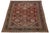 1940s 10 X 12 Vintage Persian Mahal Hand-Knotted Wool Rug Red & Navy For Sale - Image 5 of 10