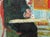 Simon Gaon Expressionist Figural Scene Oil For Sale - Image 4 of 7