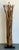 This distinctive vintage floor lamp by Palecek is a striking expression of organic design and artisanal craftsmanship....