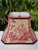 English Schumacher Toile Fabric Rectangle Lampshade Red Brown For Sale - Image 3 of 10