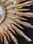 Mid 20th Century Mid 20th Century Sunburst Carved Golden Mirror For Sale - Image 5 of 10
