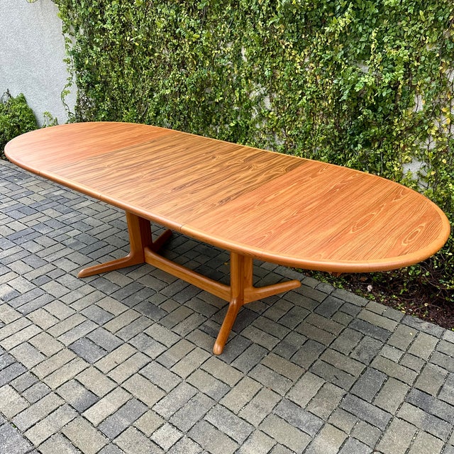Vintage Danish Modern Expandable Teak Dining Table by Skovby For Sale - Image 9 of 12