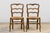 Early 19th Century 19th Century French Provincial Ladder Back Maple Dining Chairs W/ Rust Seats - Set of 8 For Sale - Image 5 of 18