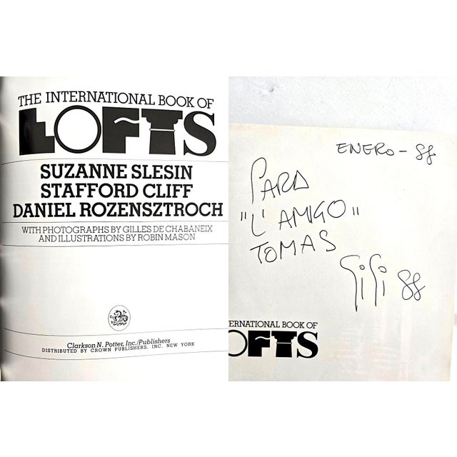 1986 1st Edition, "The International Book of Lofts", by Suzanne Slesin, Stafford Cliff, and Daniel Rozensztroch For Sale - Image 18 of 18