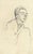 Drawing of a man by a Japanese artist. Some pages are signed by the artist Shirosu and dated, this one is unsigned....