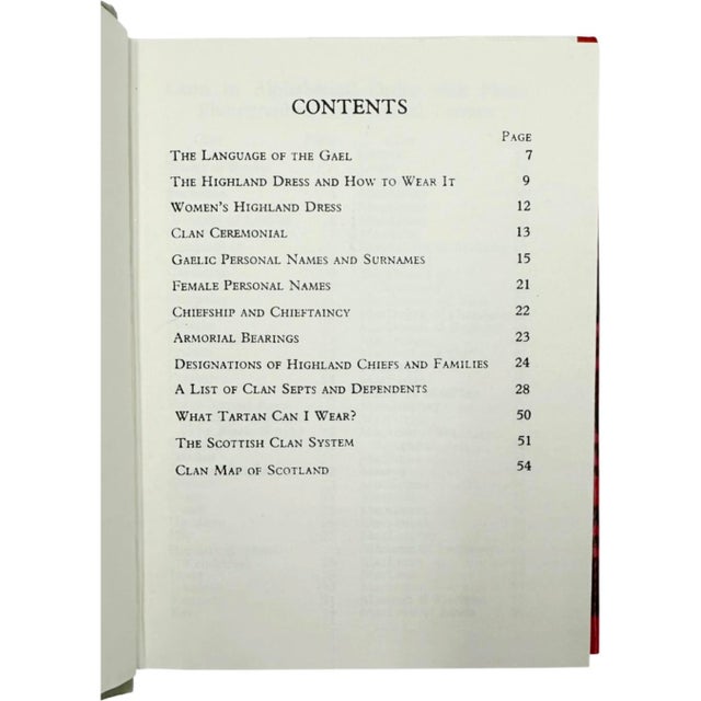 Mid-Century Modern The Scottish Clans and Their Tartans 1981 Book For Sale - Image 3 of 13