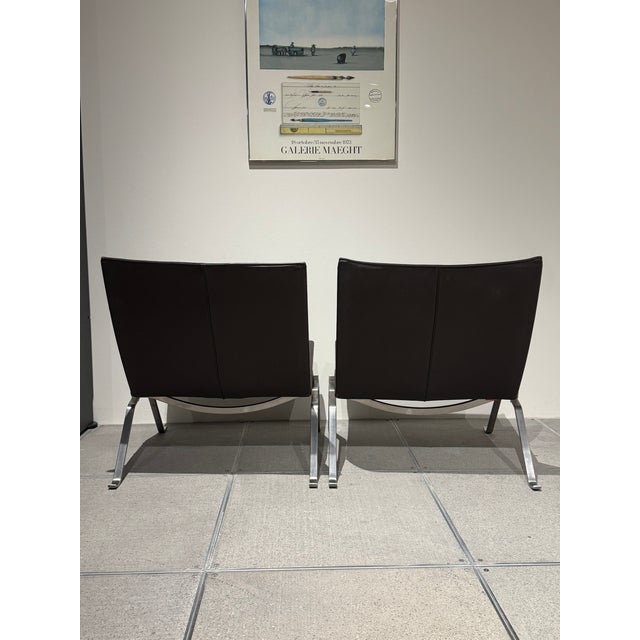 Pair of Poul Kjaerholm Pk22 Chairs For Sale - Image 11 of 13
