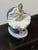 Lladró Sitting Ballerina in Plush Blue Chair From the Tribute to the Ballerina Collection Porcelain Figurine, Signed For Sale - Image 9 of 12