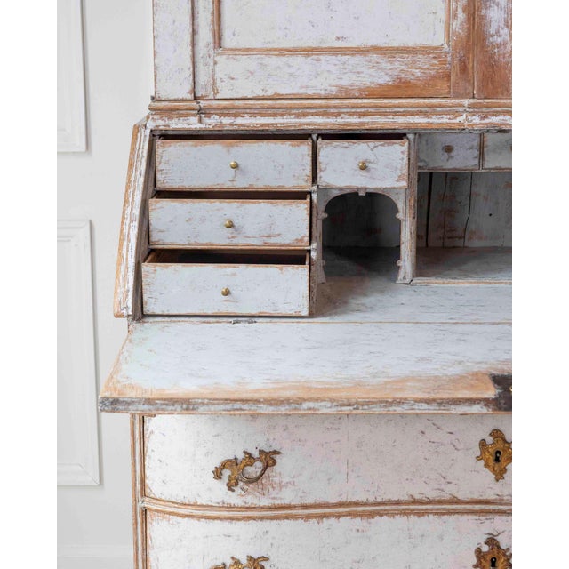 Danish 18th Century Rococo Secretary, c.1760 For Sale - Image 10 of 16