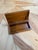 1970s Wooden Box With Burl Veneer Detail For Sale - Image 5 of 7