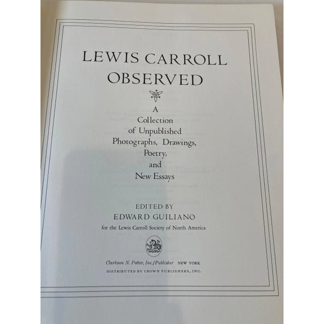 Lewis Carroll Observed Hardcover Book For Sale - Image 10 of 13