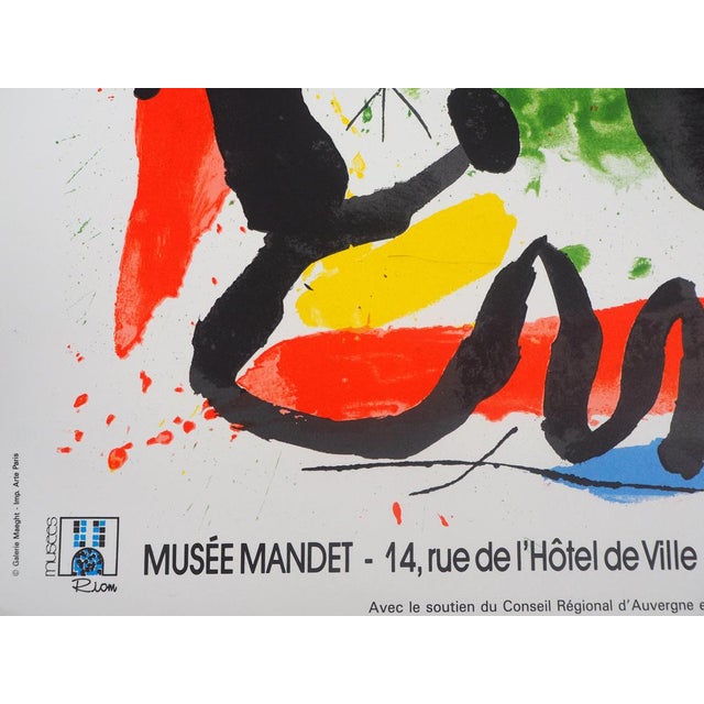 Oeuvre Gravé Poster after Joan Miro For Sale - Image 3 of 7