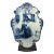 Large Dutch Delft Bottle Plate After C. Bisschop from Porceleyne Fles, 1892 For Sale