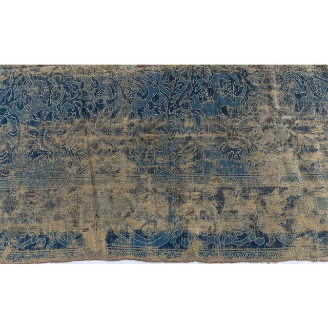 Textile Doris Leslie Blau Antique Allover Warm Tan Carpet - c. 1600 Spanish Alcaraz For Sale - Image 7 of 8