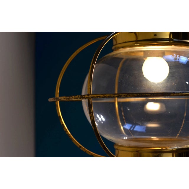 Maritime Ceiling Lamp from Nordfriesische Metallkunst Husum For Sale - Image 3 of 8