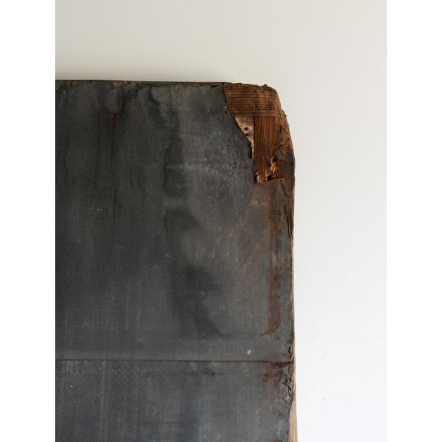 Japanese Antique Tin Door "Wall Decoration" 1860s-1900s / Wabi Sabi For Sale - Image 10 of 14