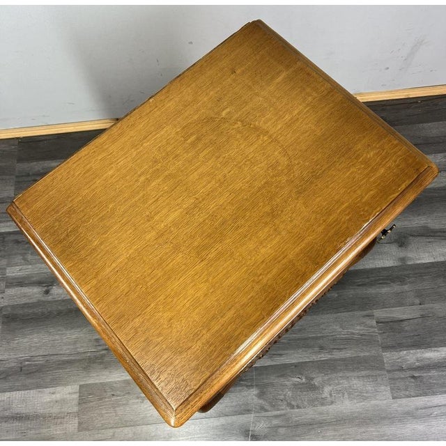 Brown Vintage French Louis XVI Style Nightstands, Set of 2 For Sale - Image 8 of 10