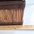 Brown Vintage 1970's Wood Rattan & Leather Wall Organizer Mail Pocket Letter Holder For Sale - Image 8 of 9