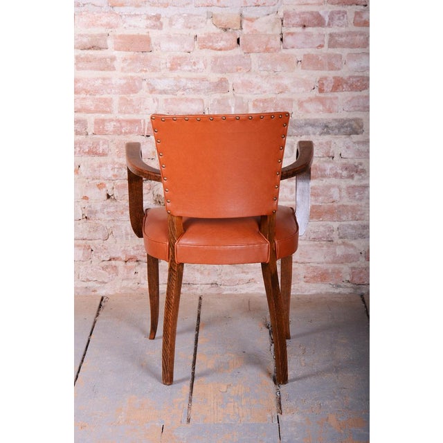 Art Deco Armchair in Beech from Jules Leleu, France, 1930s For Sale - Image 11 of 15