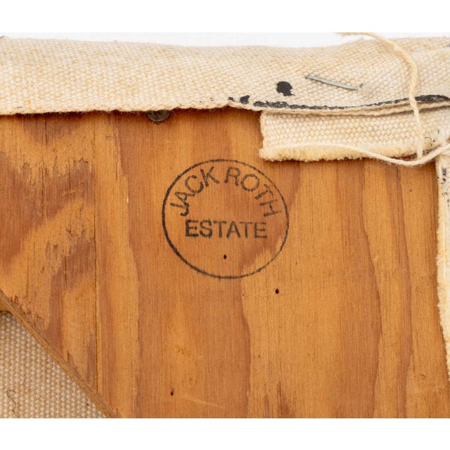 Jack Roth Untitled Acrylic on Canvas, 1977 For Sale - Image 9 of 9