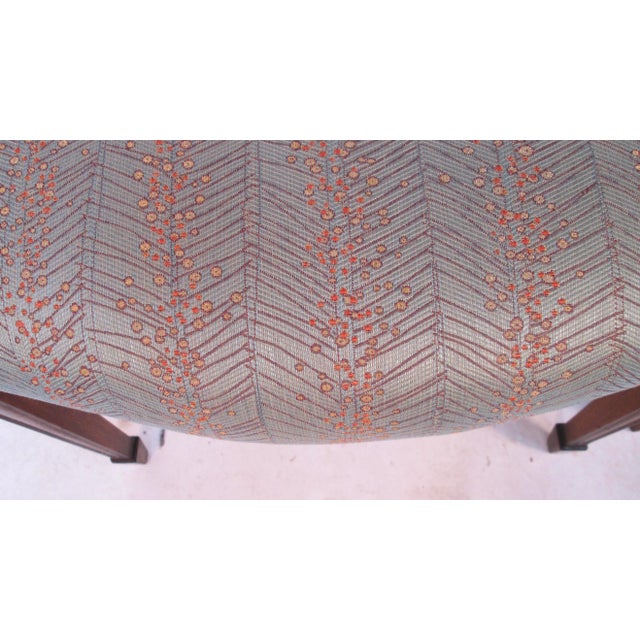 Wood 1940s Shield Back Mahogany Chairs Made by Joseph Gerte of Boston- Set of 6 For Sale - Image 7 of 12