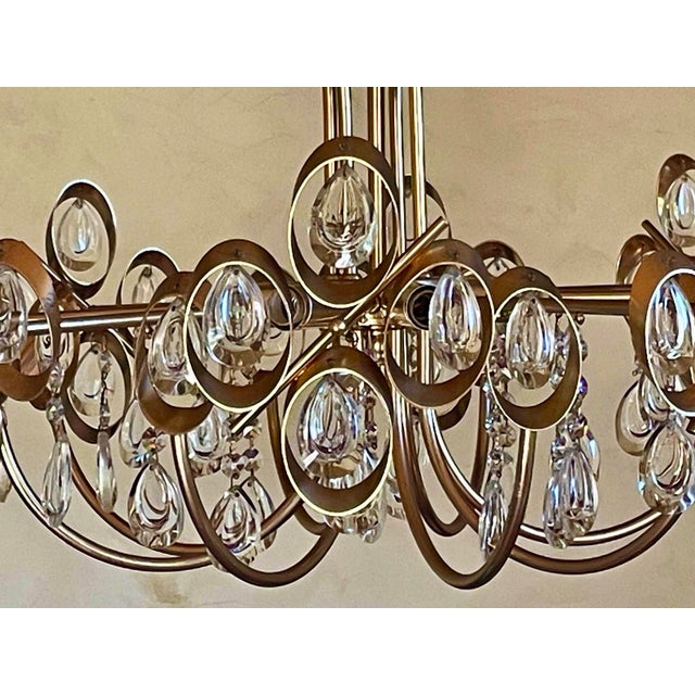 Chandelier by Gaetano Sciolari for Palwa, 1970s For Sale - Image 13 of 18
