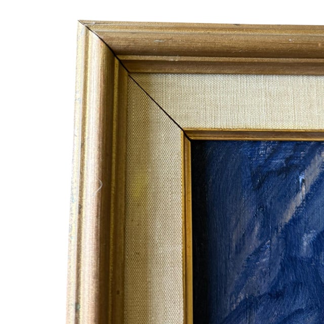 Red Mid Century Modern Swedish Expressionist Oil Painting - Uno Bornemark (1924–2009) For Sale - Image 8 of 10