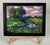 Impressionist Oil Painting Geese Are Swimming in the Lake Oksana Ivanyuk For Sale - Image 3 of 11