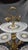 1960s Vintage French Crystal & Gilt Bronze Five-Tier Bonbonniere Stand Rococo Dessert Server Crystal Centerpiece For Sale - Image 5 of 6
