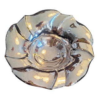 Vintage Art Deco Silver-Plated Bowl by Heyer, 1930s For Sale