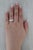 2010s 0.85ctw Diamond Ring Platinum Size 7.5 Anniversary Band Stackable For Sale - Image 5 of 8
