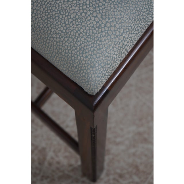 Set of 8 Maitland Smith Chippendale Mahogany Dining Room Chairs For Sale - Image 16 of 18