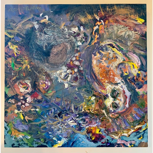 Abstract Oil Painting, Framed Art, by Van Ness For Sale In Saint Louis - Image 6 of 11