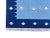Handmade Cotton Natural Vegetable Dyed Reversible Sky Blue Orange Star Rug Dhurrie - 10'x14' For Sale - Image 10 of 12