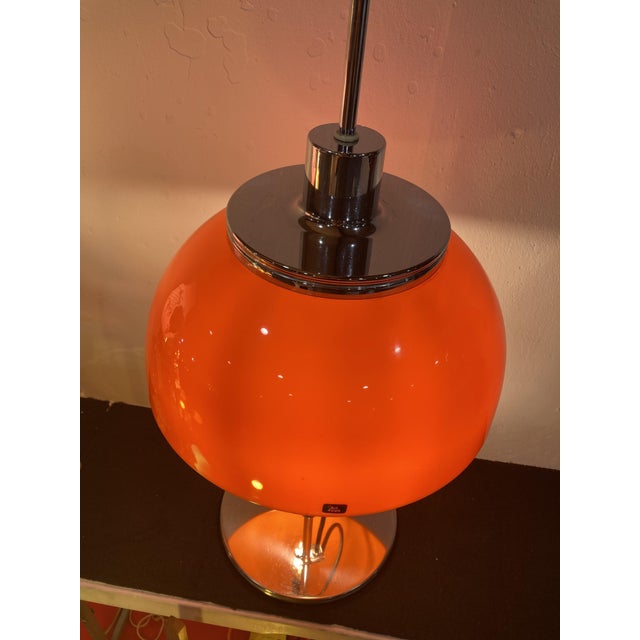 Vintage Space Age Table Lamp from Guzzini, 1960s For Sale - Image 3 of 8