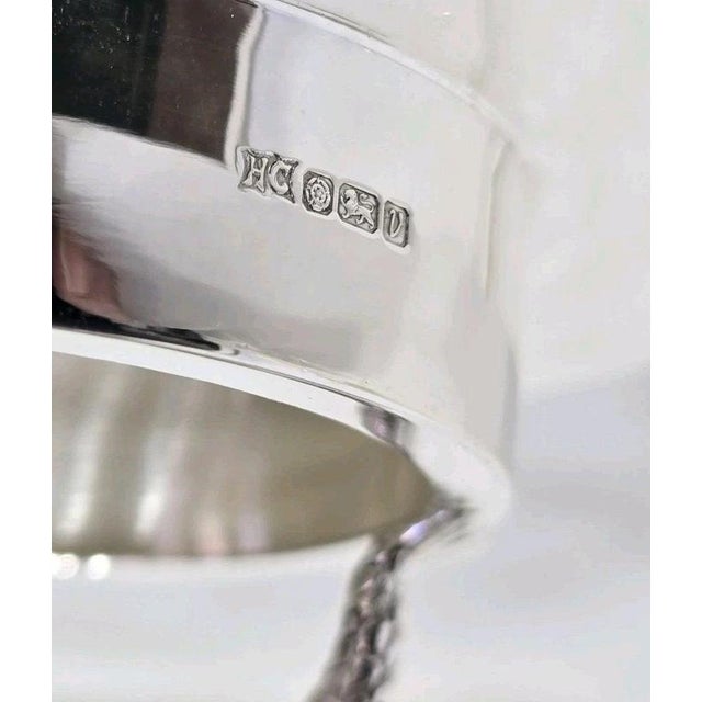 Late 20th Century Sterling Silver & Glass Centrepiece from Hugh Crawshaw, 1995 For Sale - Image 18 of 18