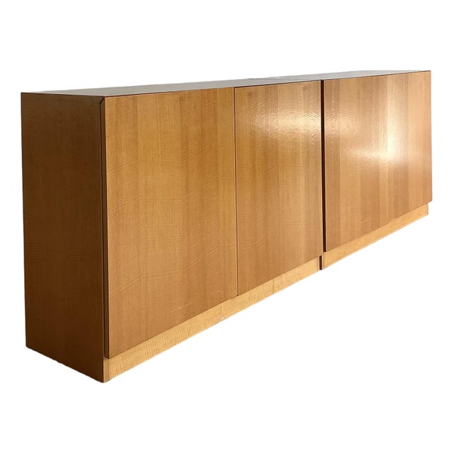 Vintage Custom Two Part Long Credenza For Sale