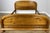 Enhance your bedroom with this elegant Vintage French king size bed frame, featuring graceful curved lines, a clean...