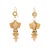Antique Victorian Etruscan Revival Earrings Fleur de Lis 18k Gold 2.5" Drops - 2 Pieces For Sale - Image 4 of 4