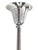 Chrome Mid 20th Century French Modernist Art Deco Billiard Chandelier Highly Polished Nickel & GlassRods For Sale - Image 8 of 18