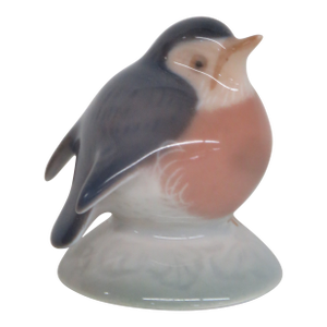 Royal Copenhagen Denmark Porcelain Robin Bird No 2238 Miniature Figurine 4512b