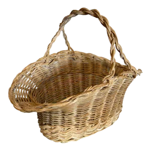French Wicker Handled Basket