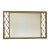 Vintage Ficks Reed Large Laquered Faux Bamboo Mirror For Sale