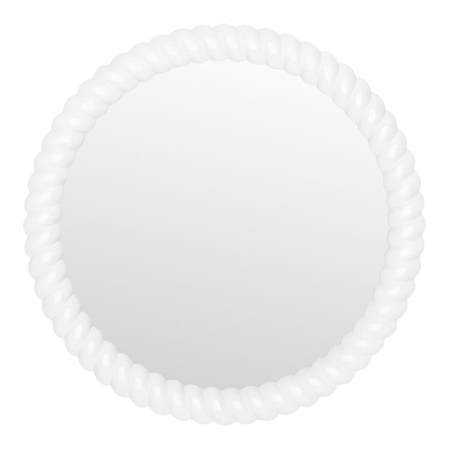 Cahaya Accent Mirror White For Sale