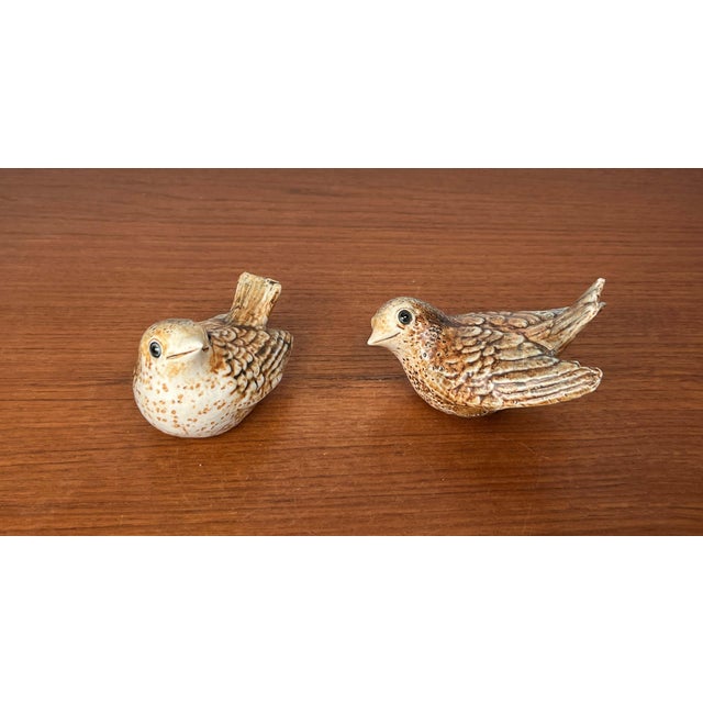 Ceramic Mid-Century Modern Danish Studio Pottery Bird Figurines by Poul Hauch Carlsen, 1960s, Set of 2 For Sale - Image 7 of 18